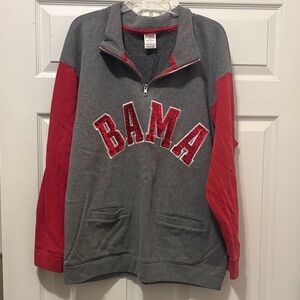 VS Pink Bling 3/4 Zip Sweatshirt